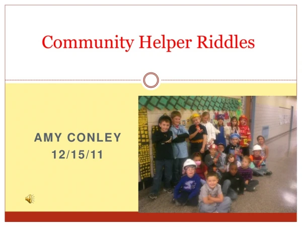 Community Helper Riddles