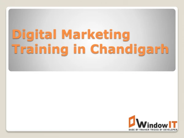 digital marketing training in chandigarh