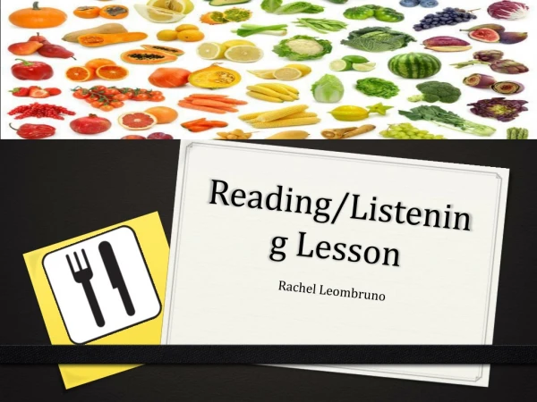 Reading/Listening Lesson