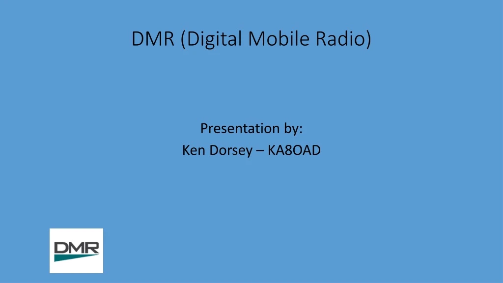 dmr digital mobile radio