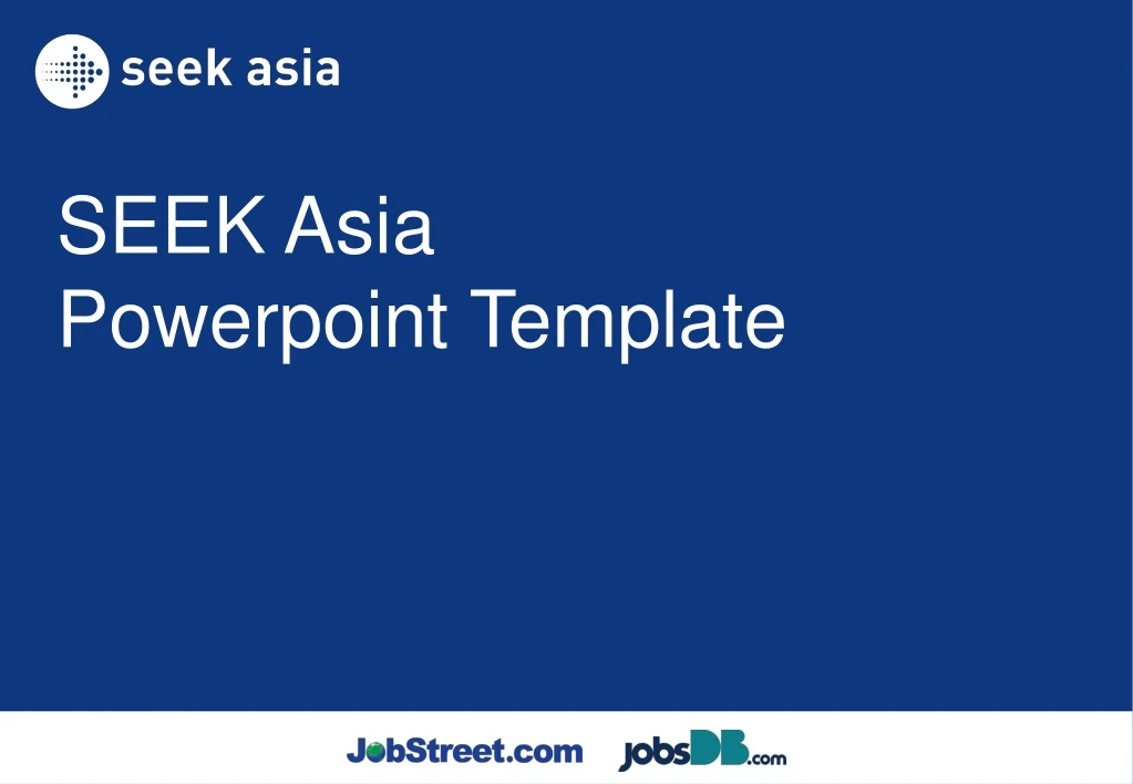 seek asia powerpoint template