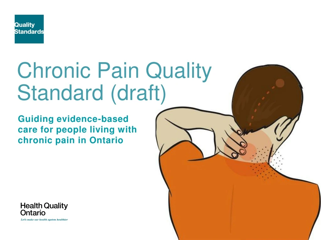 chronic pain quality standard draft