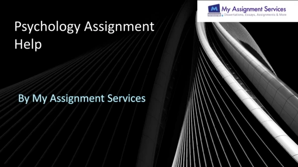 psychology assignment help
