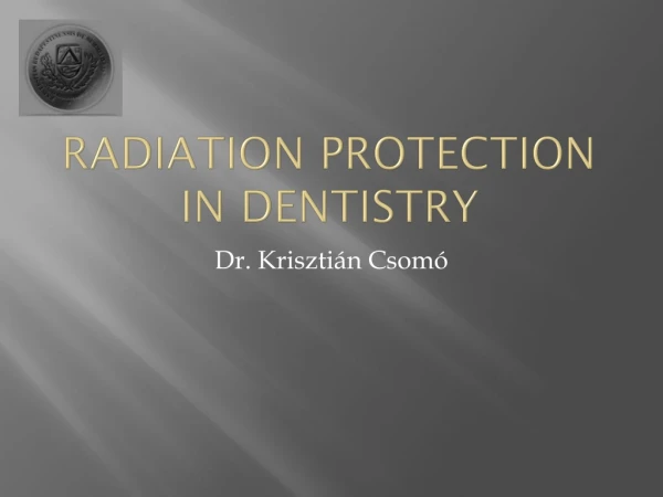 radiation protection in dentistry