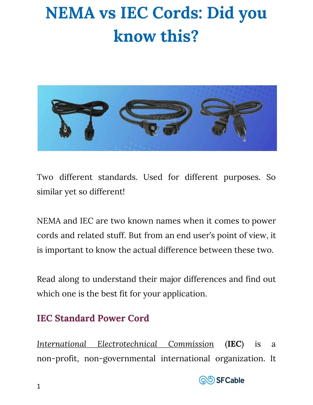nema vs iec cords did you know this