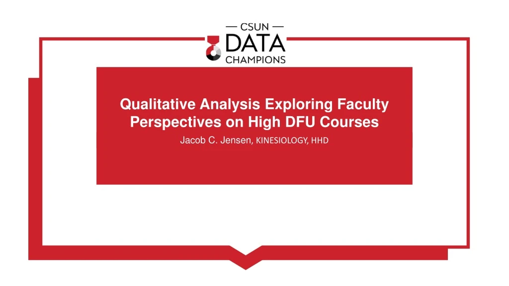 qualitative analysis exploring faculty