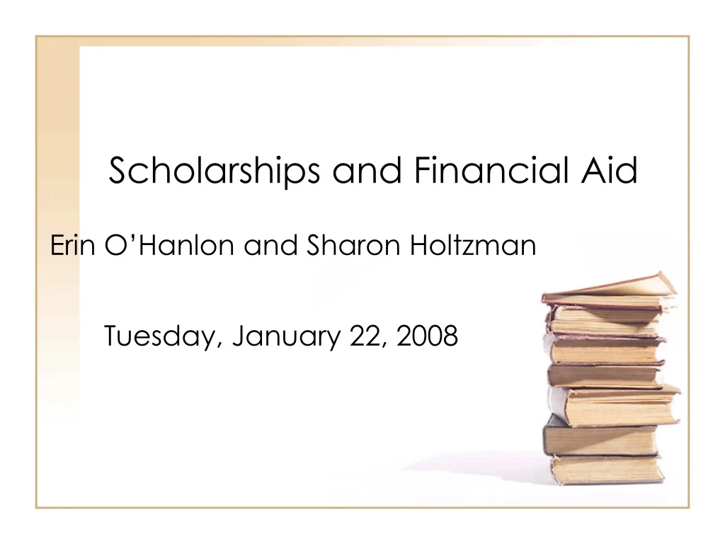 scholarships and financial aid