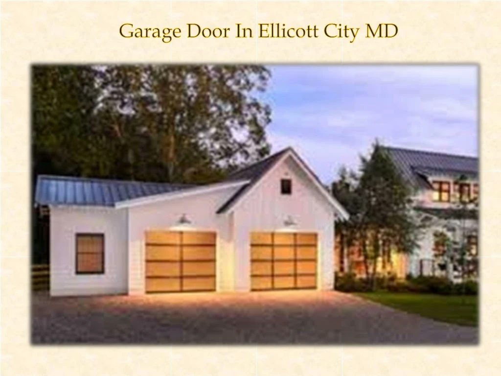 garage door in ellicott city md
