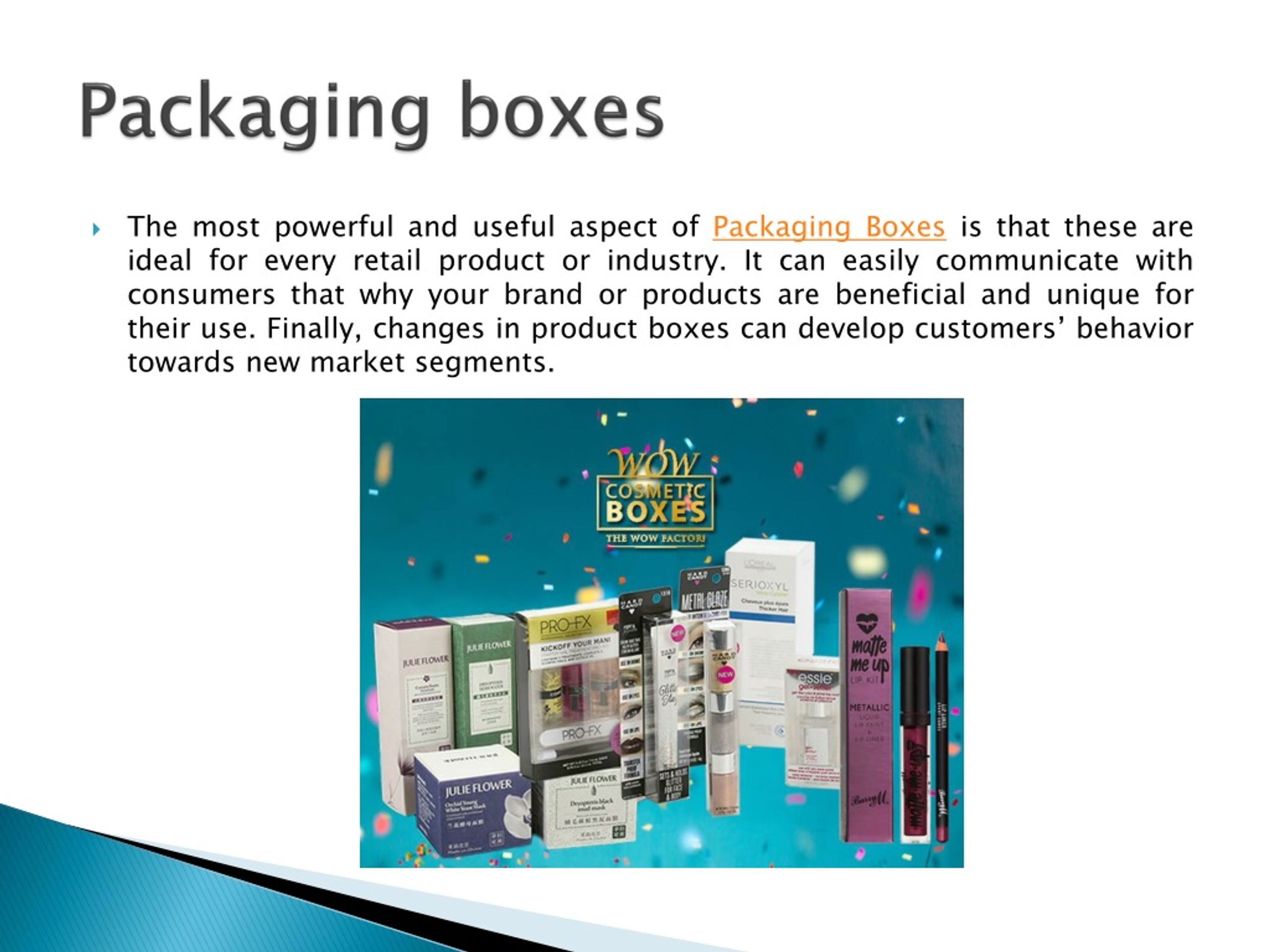 PPT - Packaging boxes PowerPoint Presentation, free download - ID:8891076