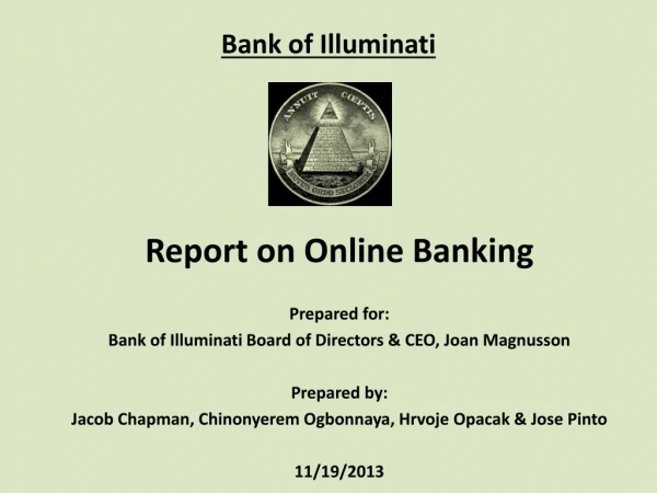 Bank of Illuminati