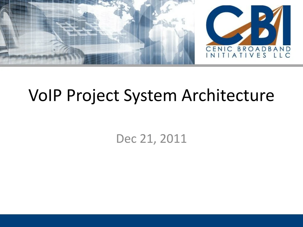 voip project system architecture
