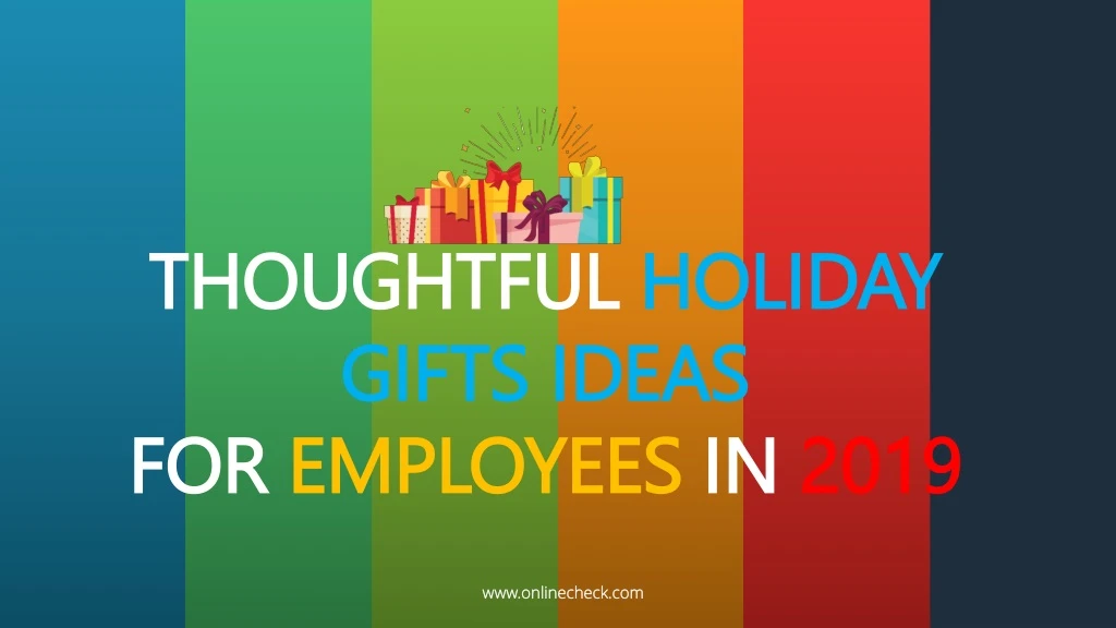 thoughtful holiday gifts ideas for employees