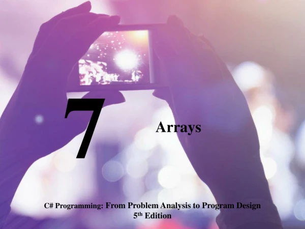 C# Programming: From Problem Analysis to Program Design 5 th Edition