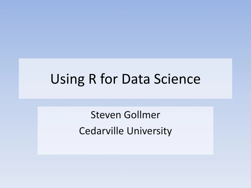 using r for data science