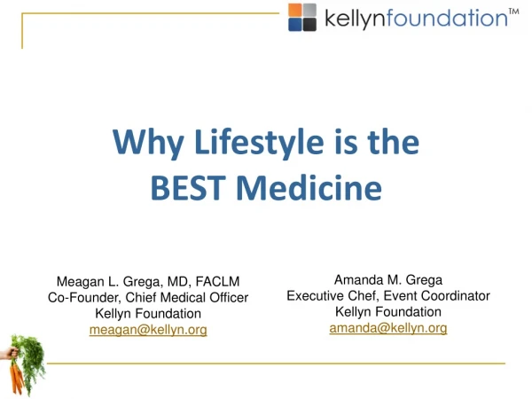 Why Lifestyle is the BEST Medicine