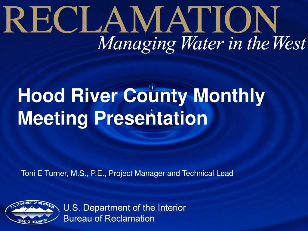 hood river county monthly meeting presentation