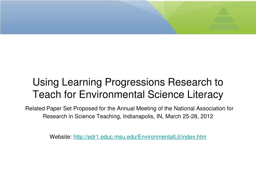 using learning progressions research to teach