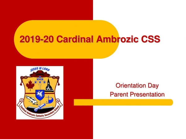 2019-20 Cardinal Ambrozic CSS