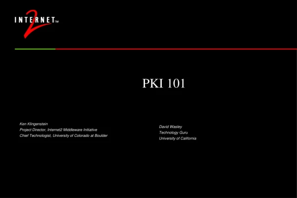 PKI 101