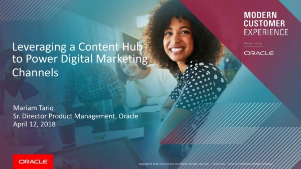 Leveraging a Content Hub to Power Digital Marketing Channels