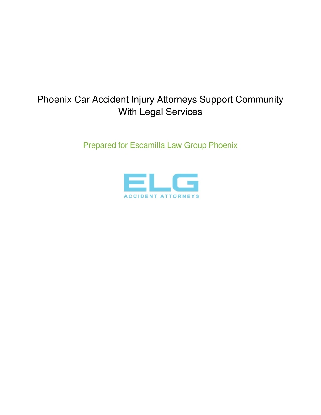 phoenix car accident injury attorneys support