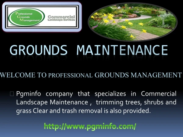 Grounds Maintenance