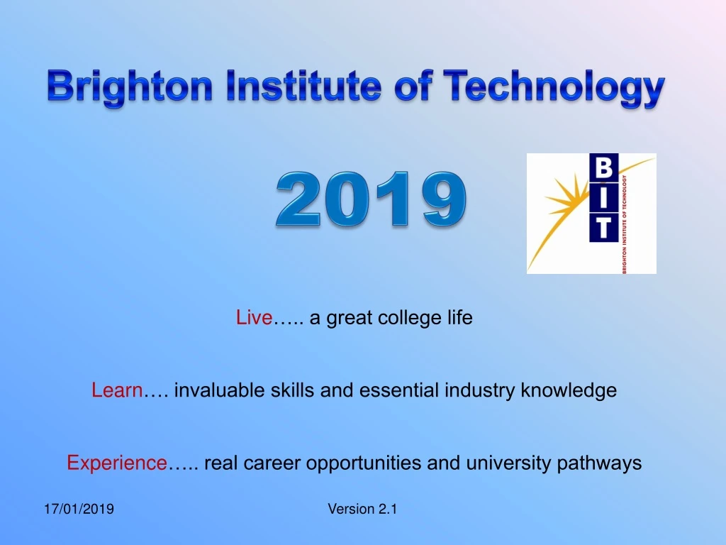 brighton institute of technology