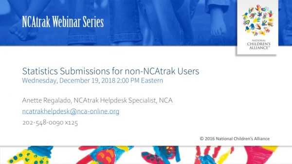 NCAtrak Webinar Series