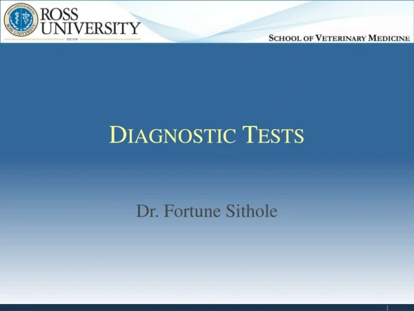 D iagnostic Tests