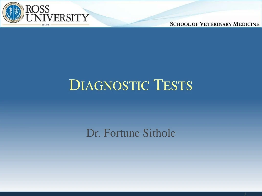 d iagnostic tests