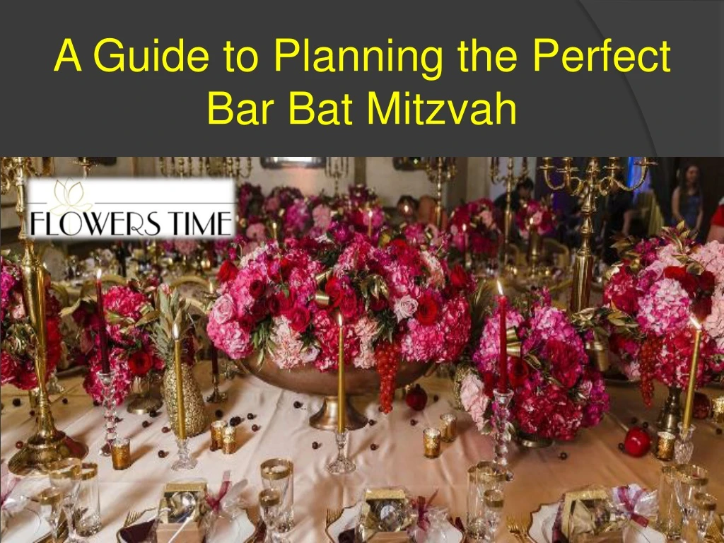 a guide to planning the perfect bar bat mitzvah
