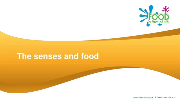 The senses and food