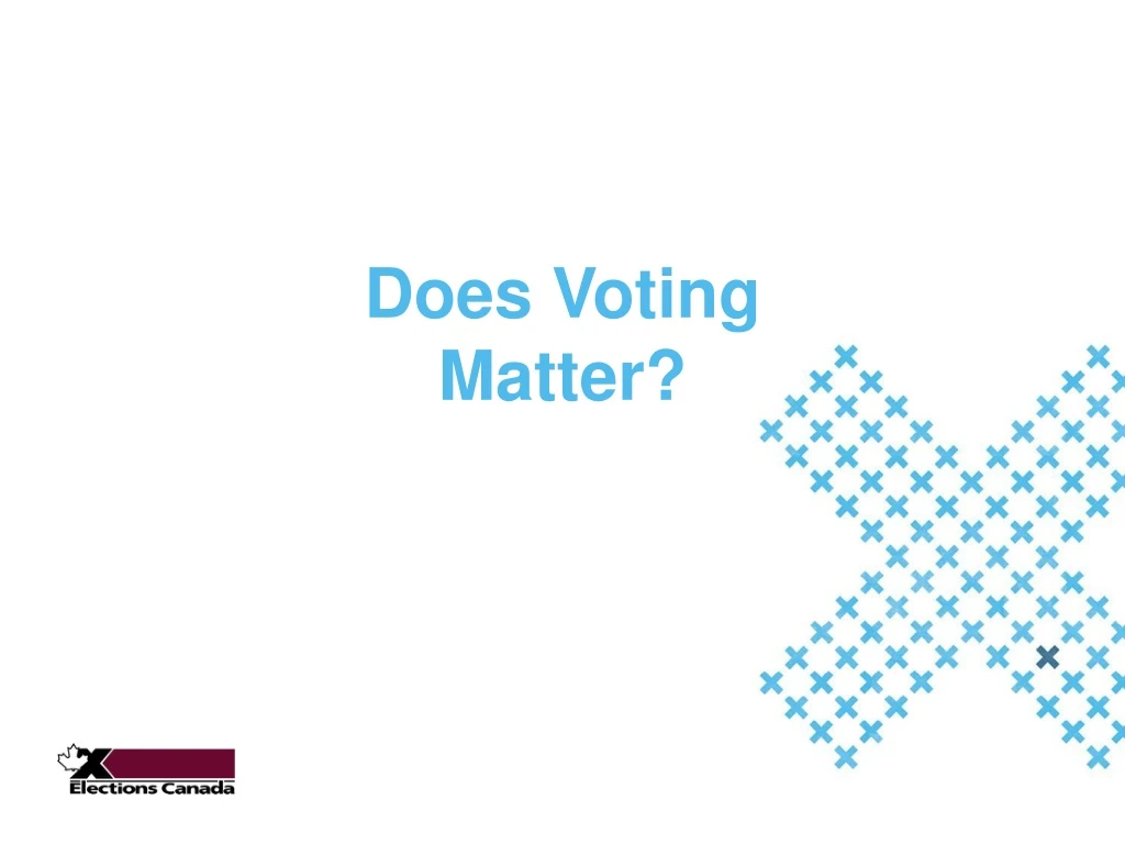 does voting matter