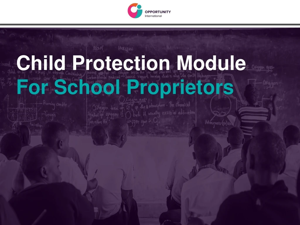 child protection module for school proprietors