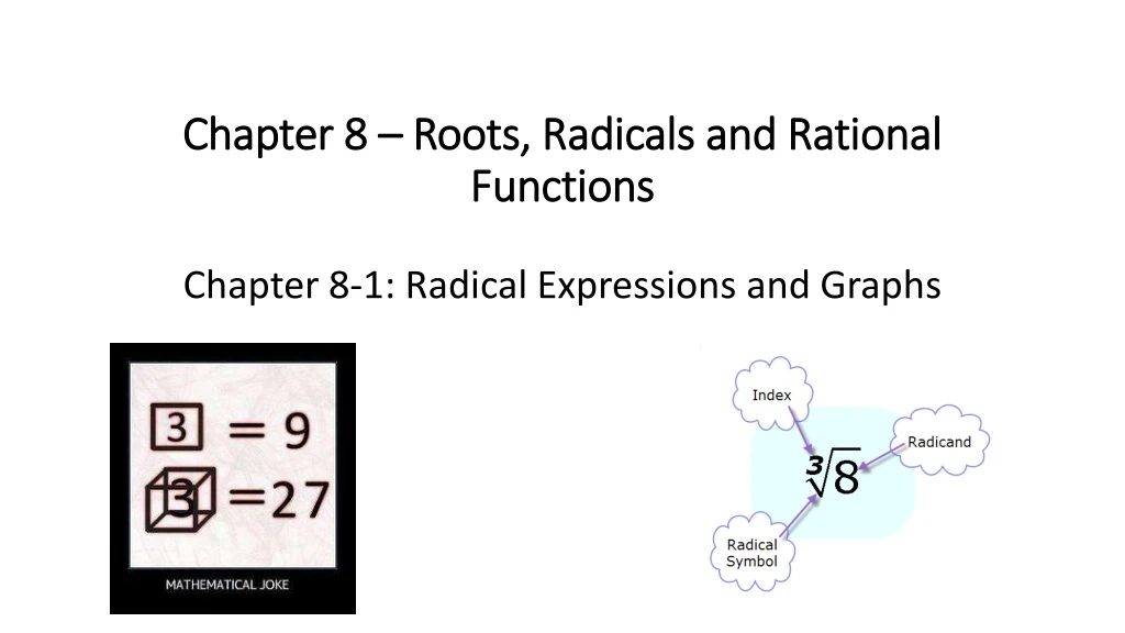 chapter 8 roots radicals and rational functions