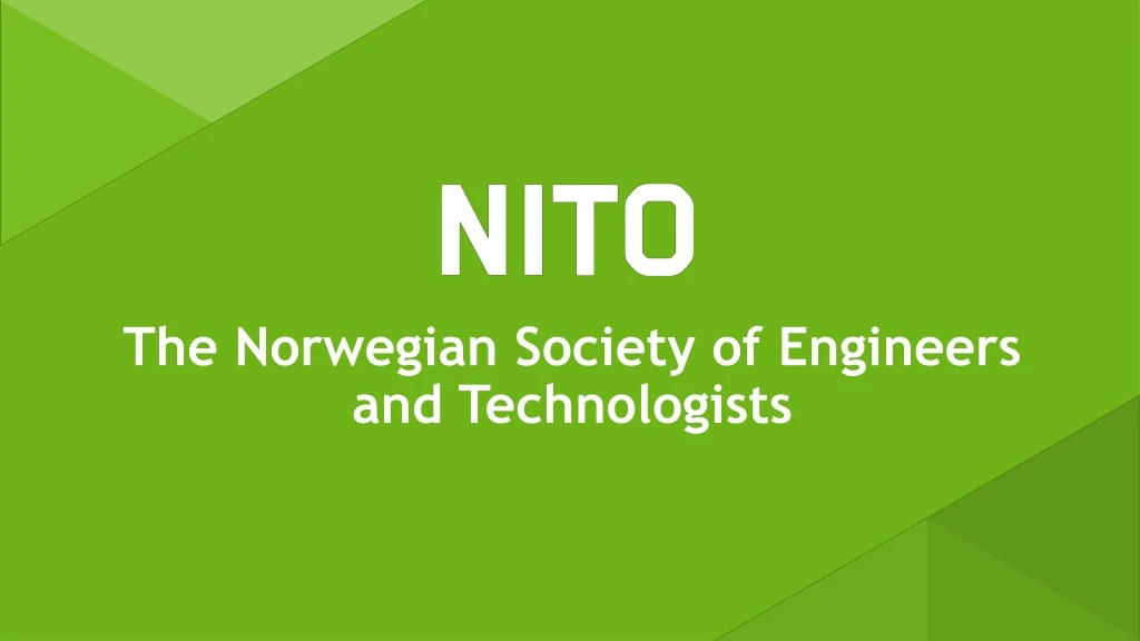 the norwegian society of engineers and technologists