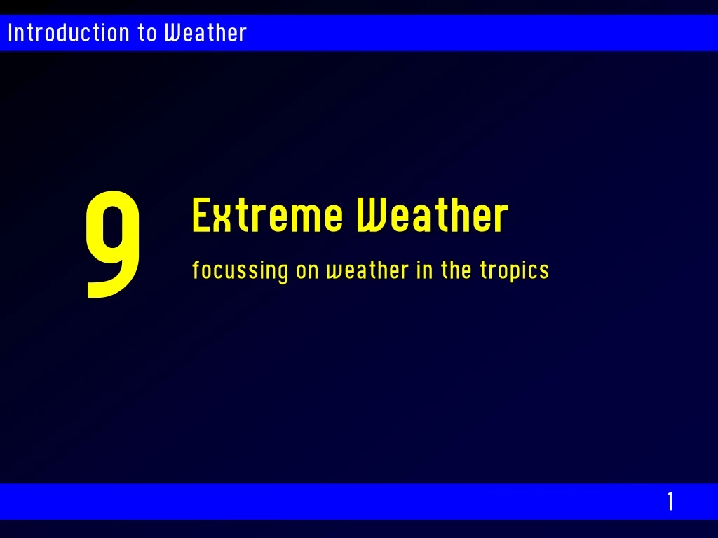 extreme weather