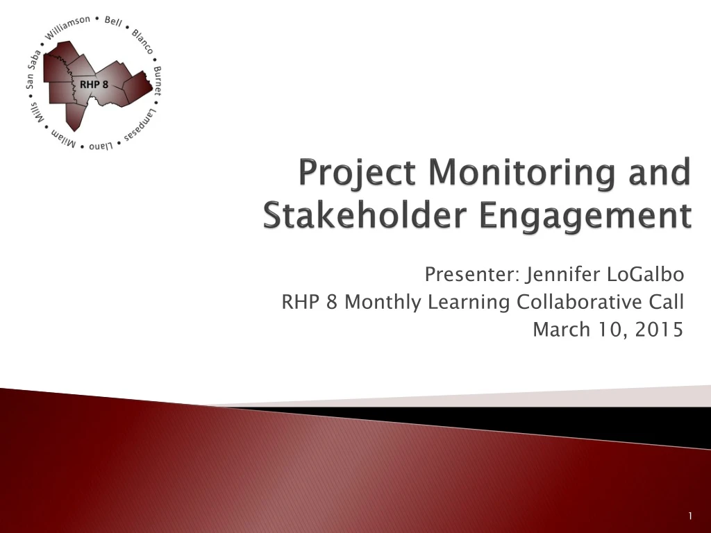project monitoring and stakeholder engagement