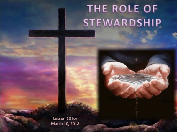 THE ROLE OF STEWARDSHIP