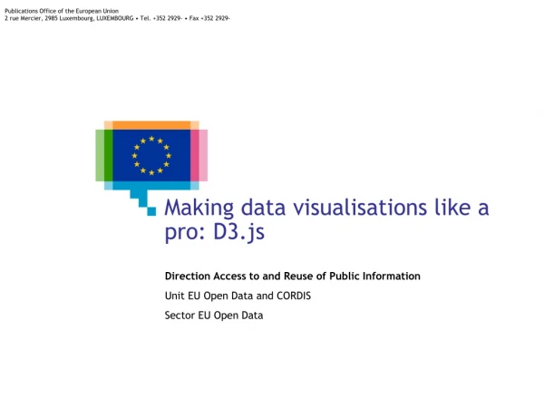 Making data visualisations like a pro: D3.js
