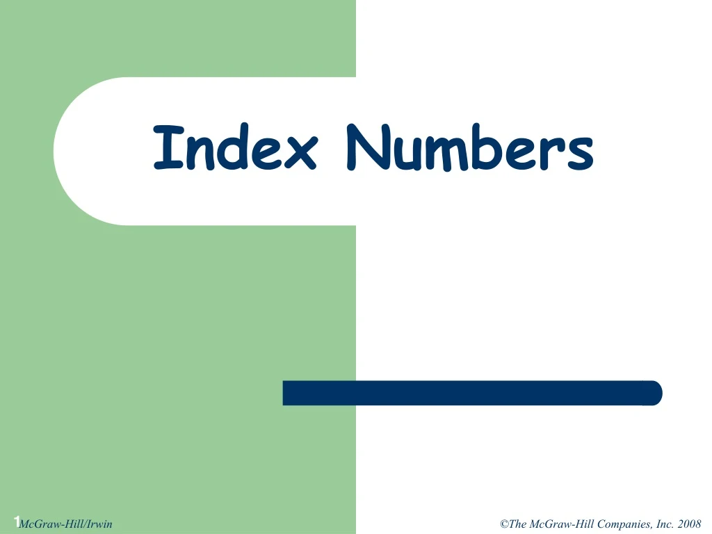 index numbers