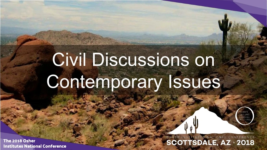 civil discussions on contemporary issues