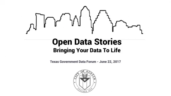 Texas Government Data Forum - June 22, 2017