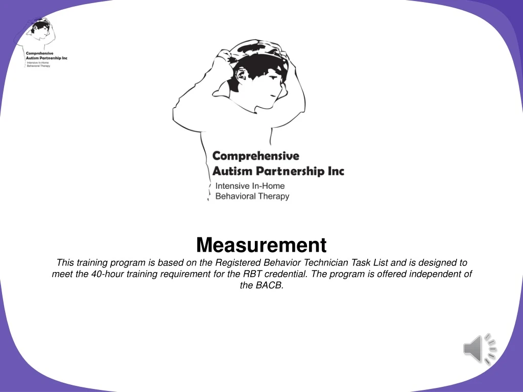 measurement this training program is based