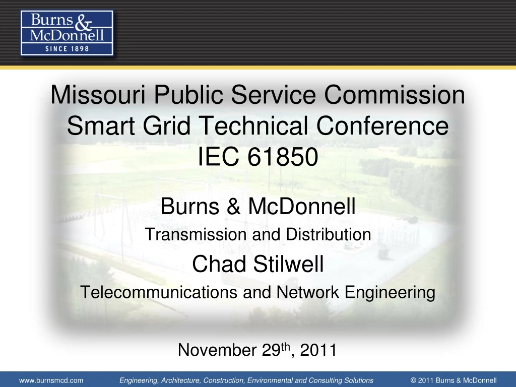 missouri public service commission smart grid technical conference iec 61850