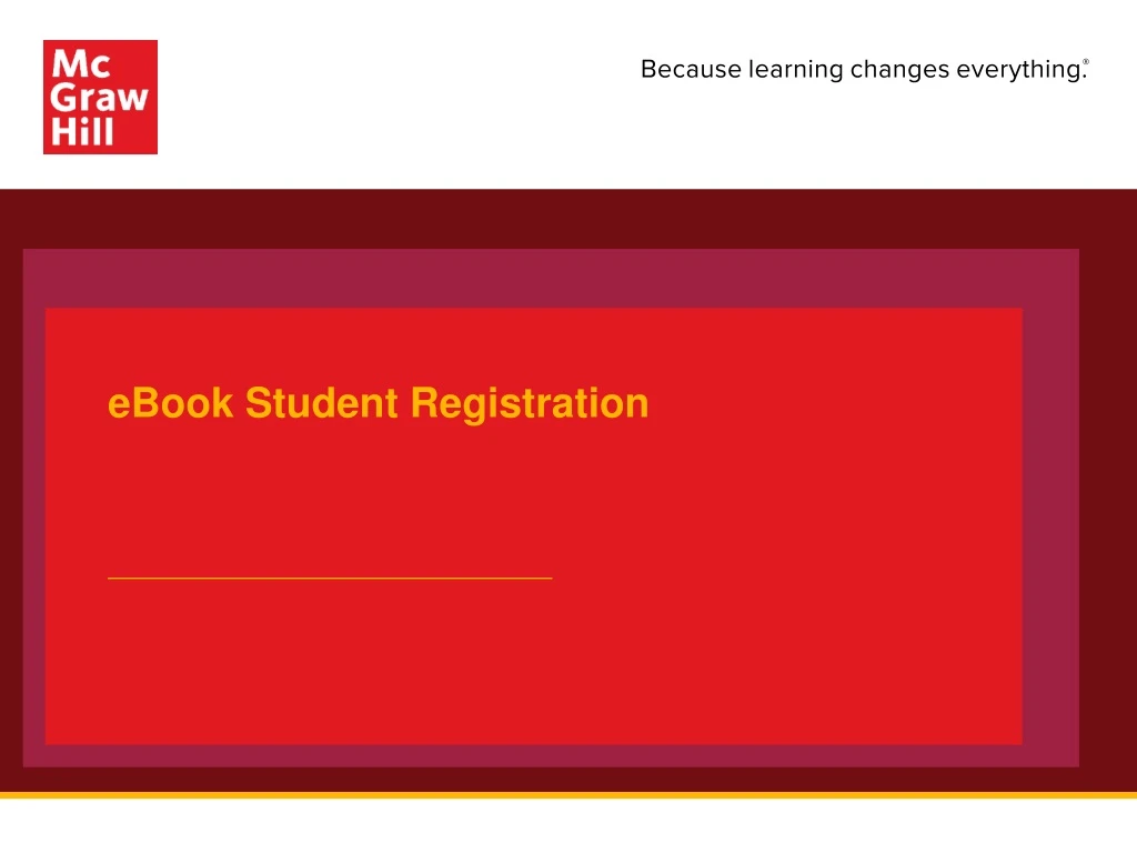 ebook student registration