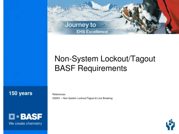 Non-System Lockout/Tagout BASF Requirements
