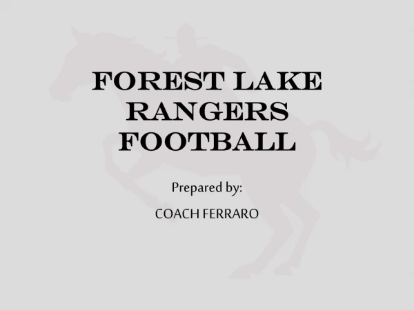 Forest lake Rangers Football