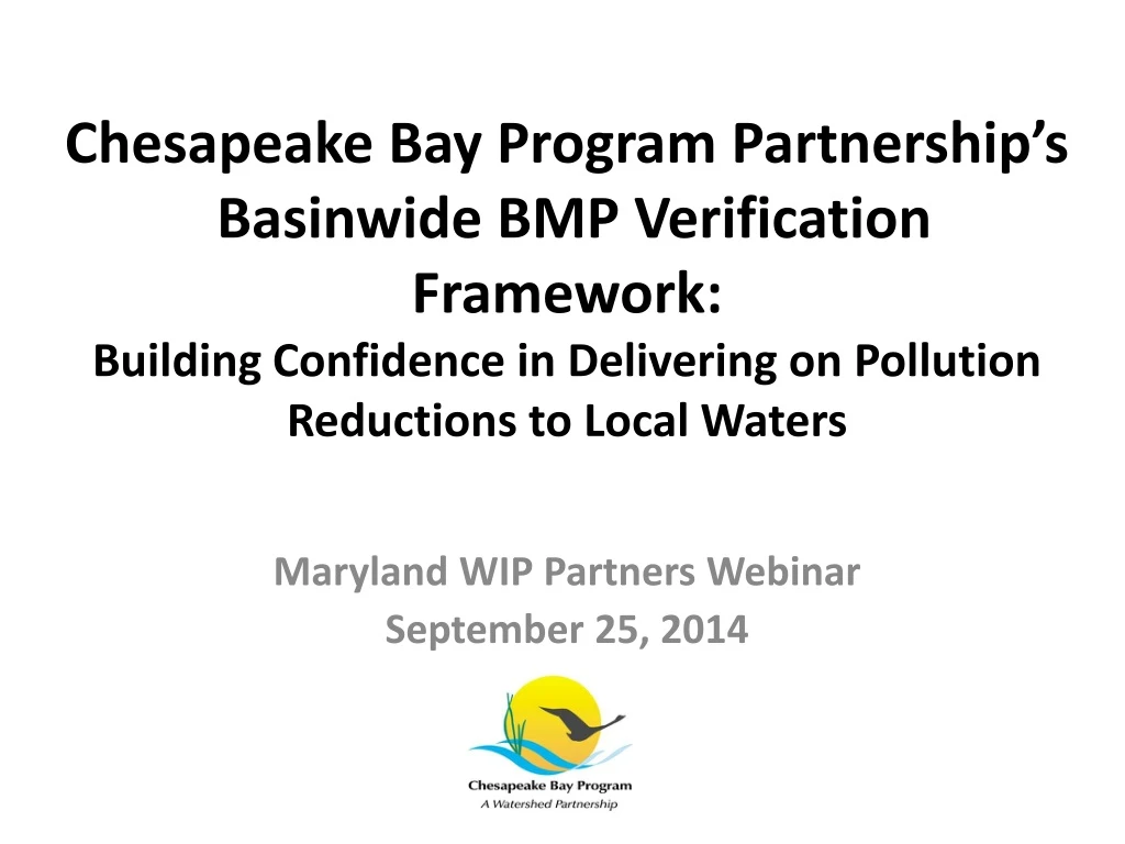 maryland wip partners webinar september 25 2014