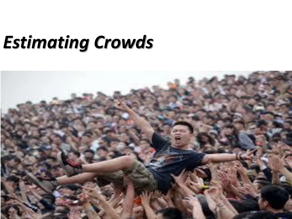 estimating crowds